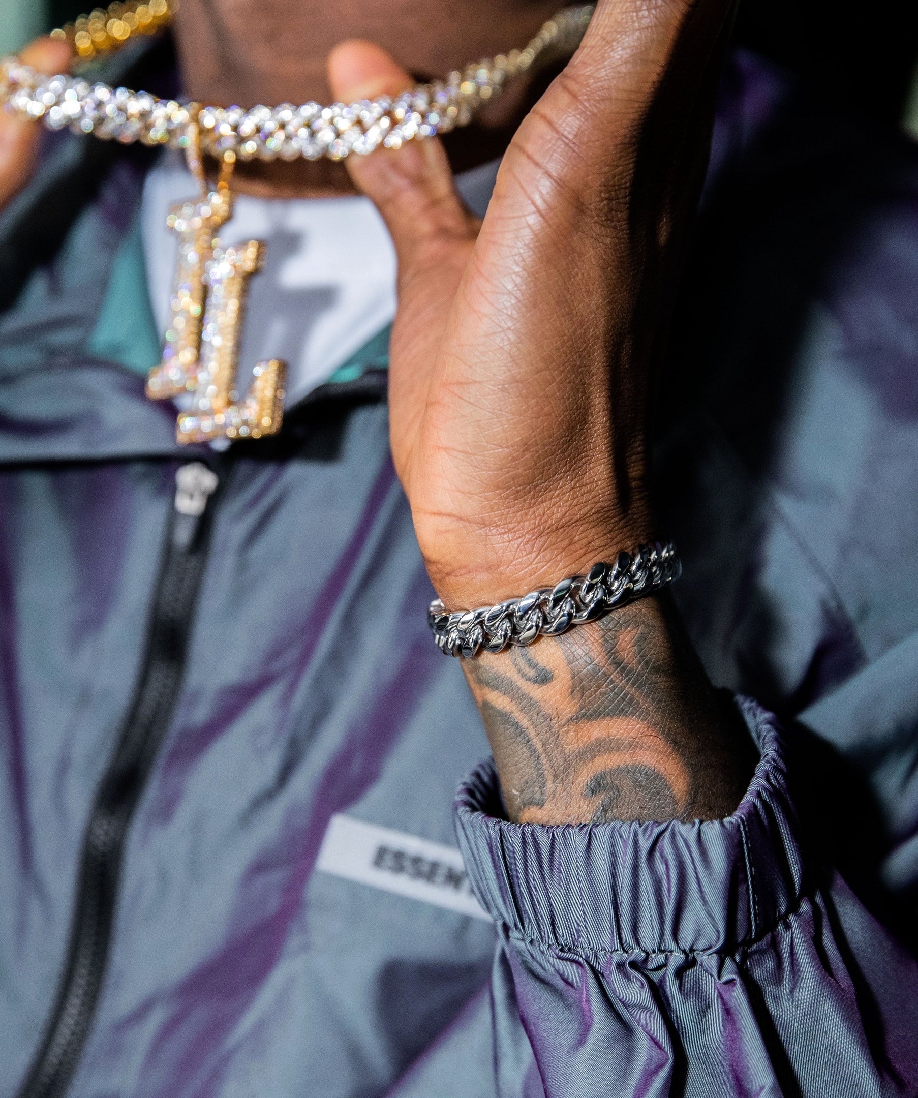 10mm Miami Cuban Link Bracelet in White Gold - Image 5